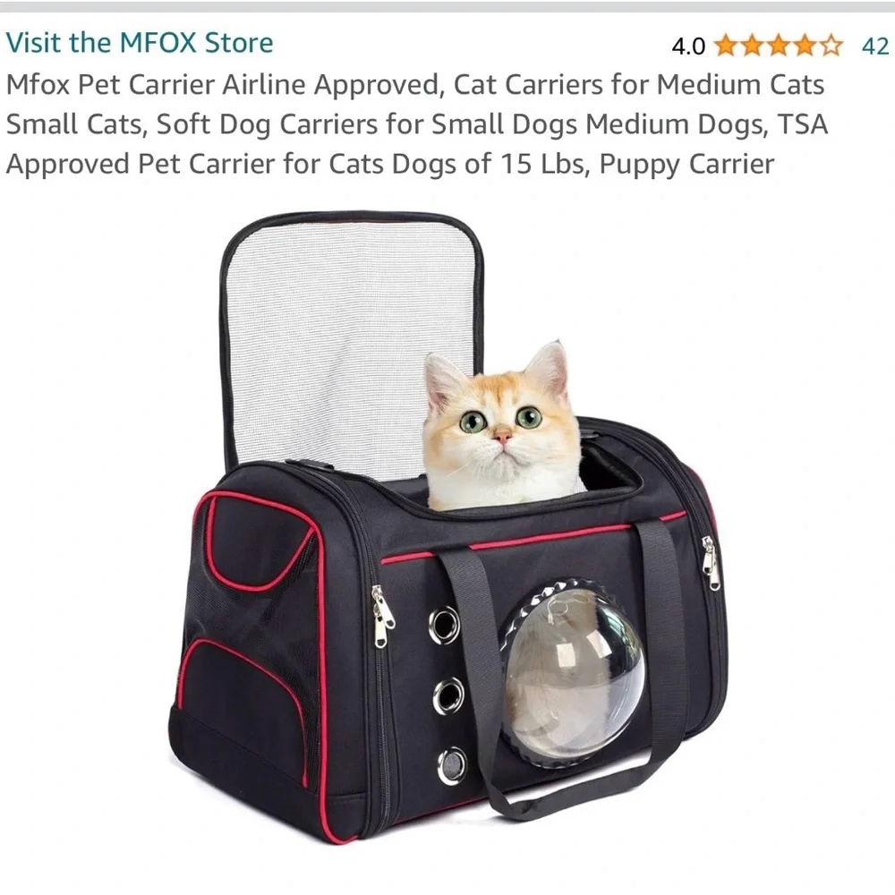 Cool pet carrier